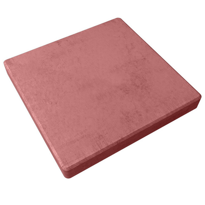 Квадратная тротуарная плитка 300х300х40 Красный